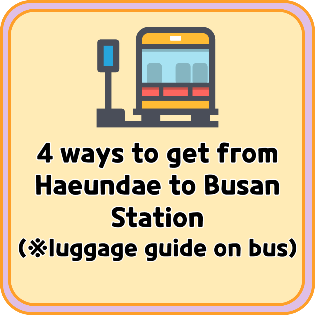 Haeundae to Busan station