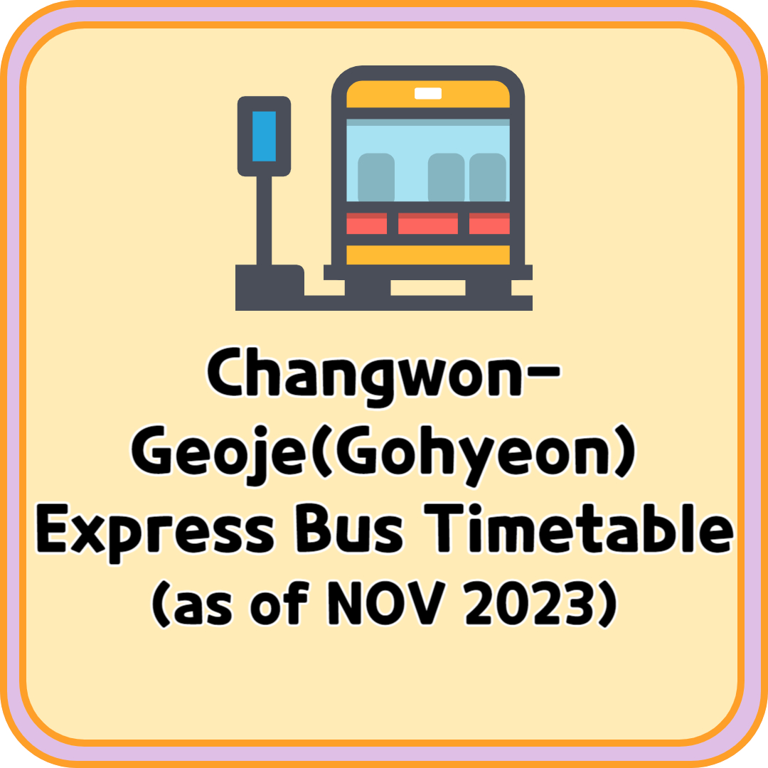 Changwon Gohyeon Express Bus