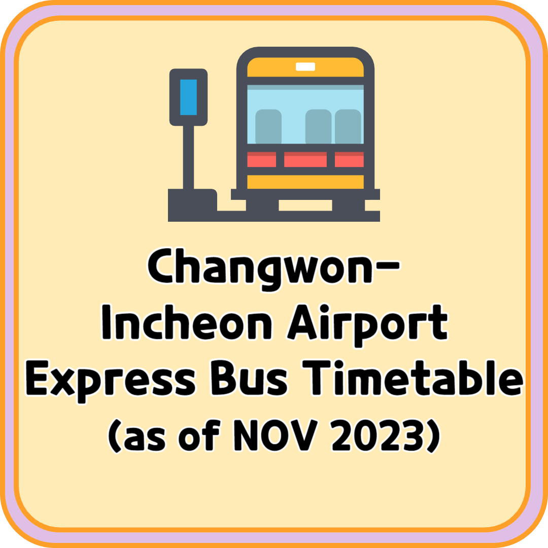 Changwon Incheon Airport Express Bus