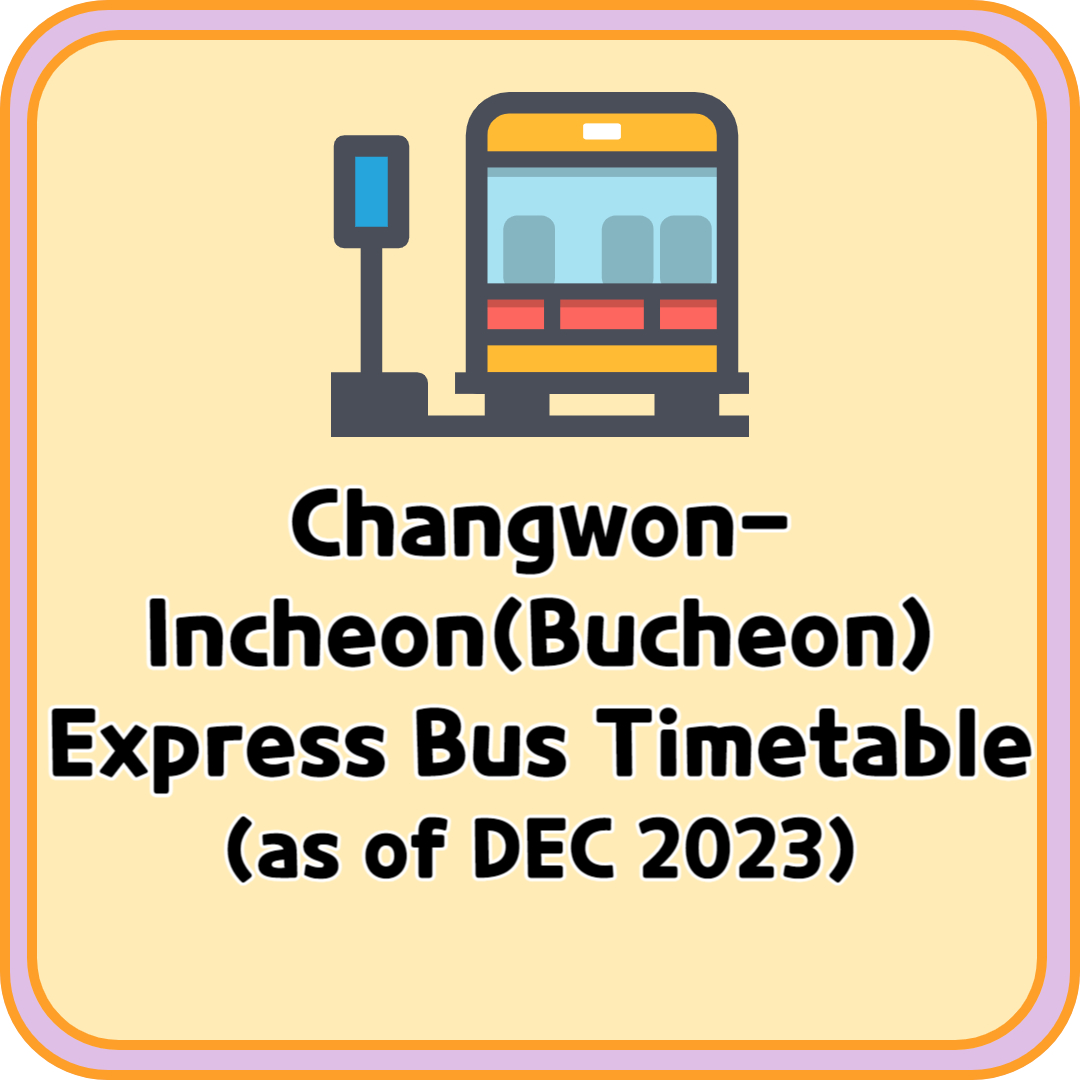 Changwon Incheon Express Bus