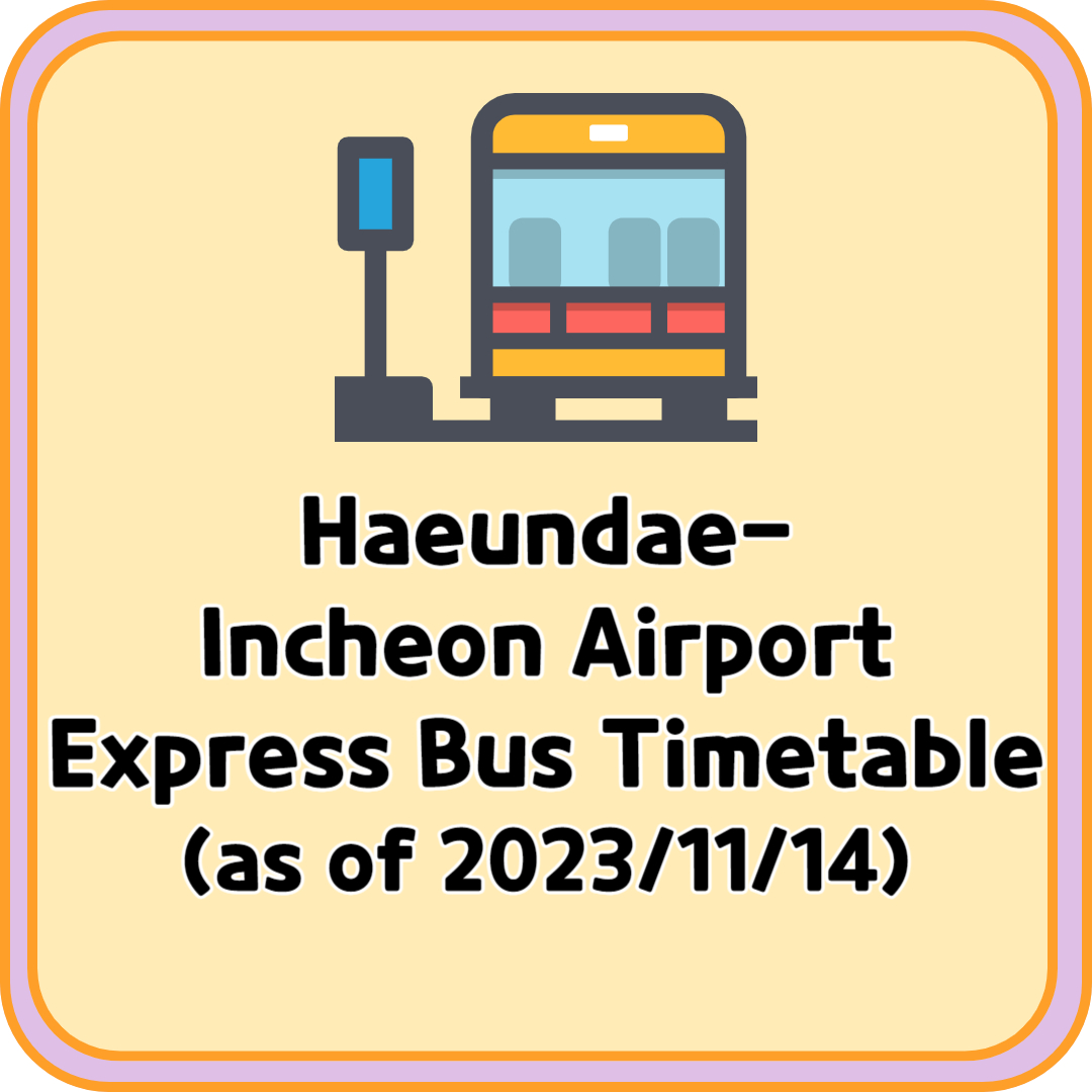 Haeundae Incheon Airport Express Bus