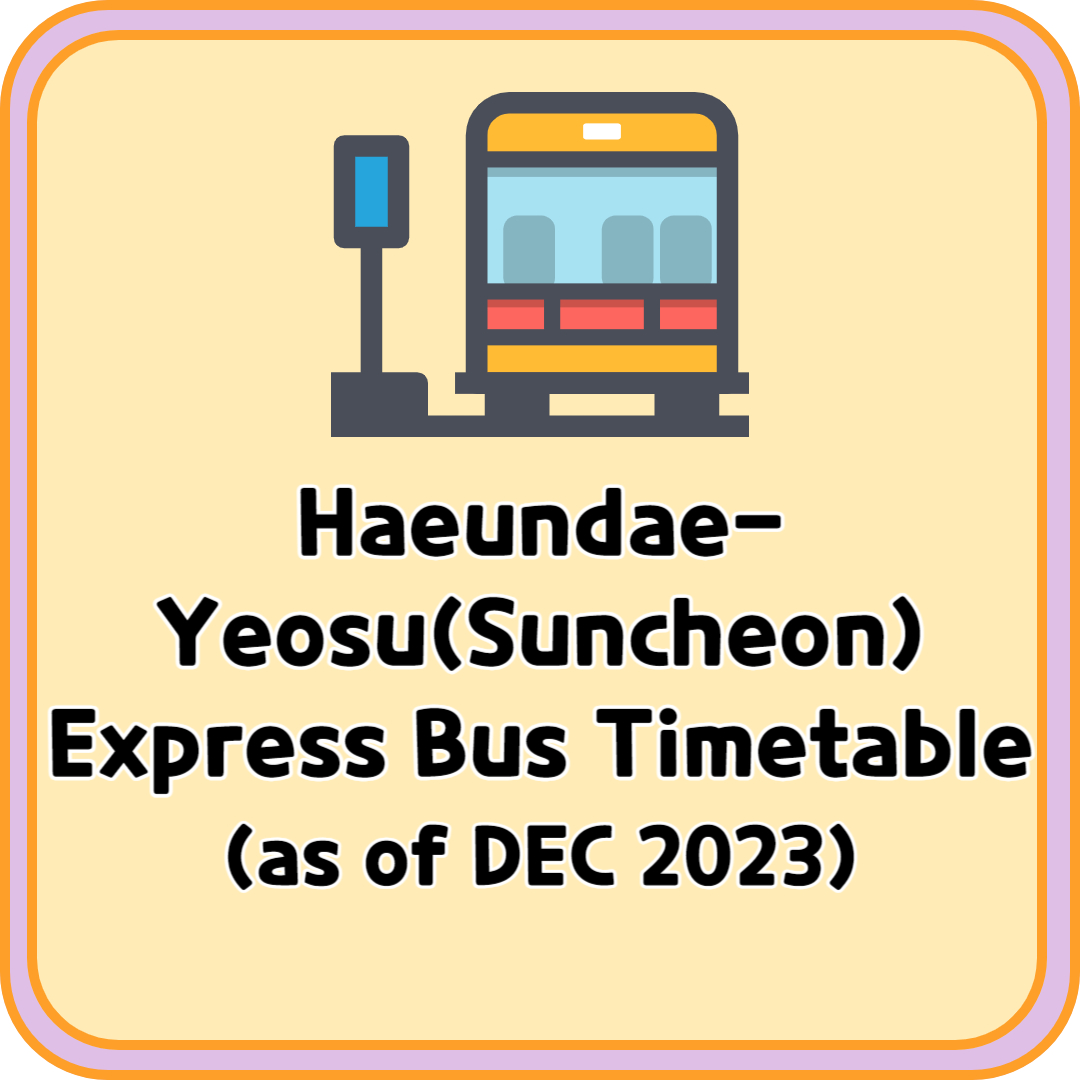 Haeundae Yeosu Express Bus