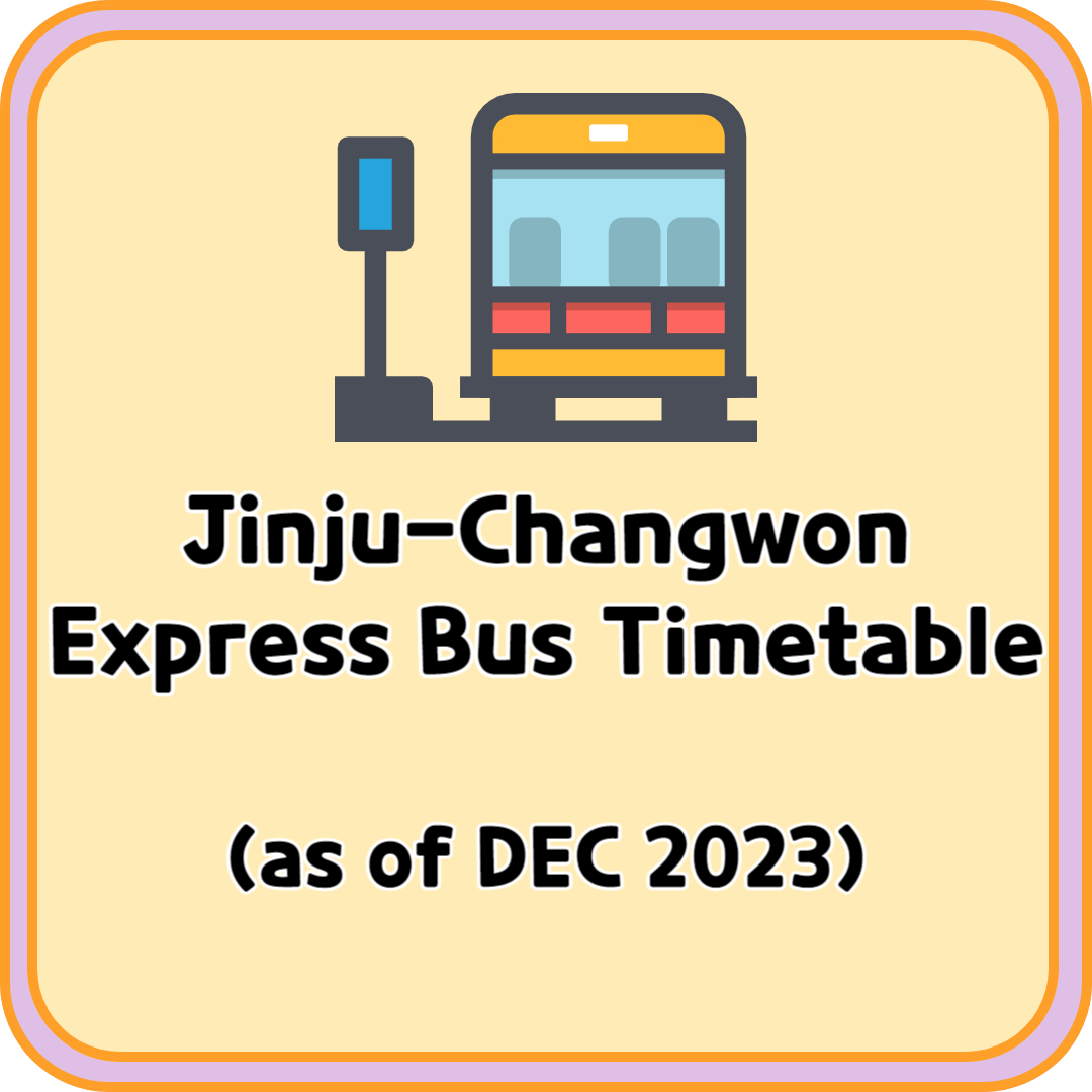 Jinju Changwon Express Bus
